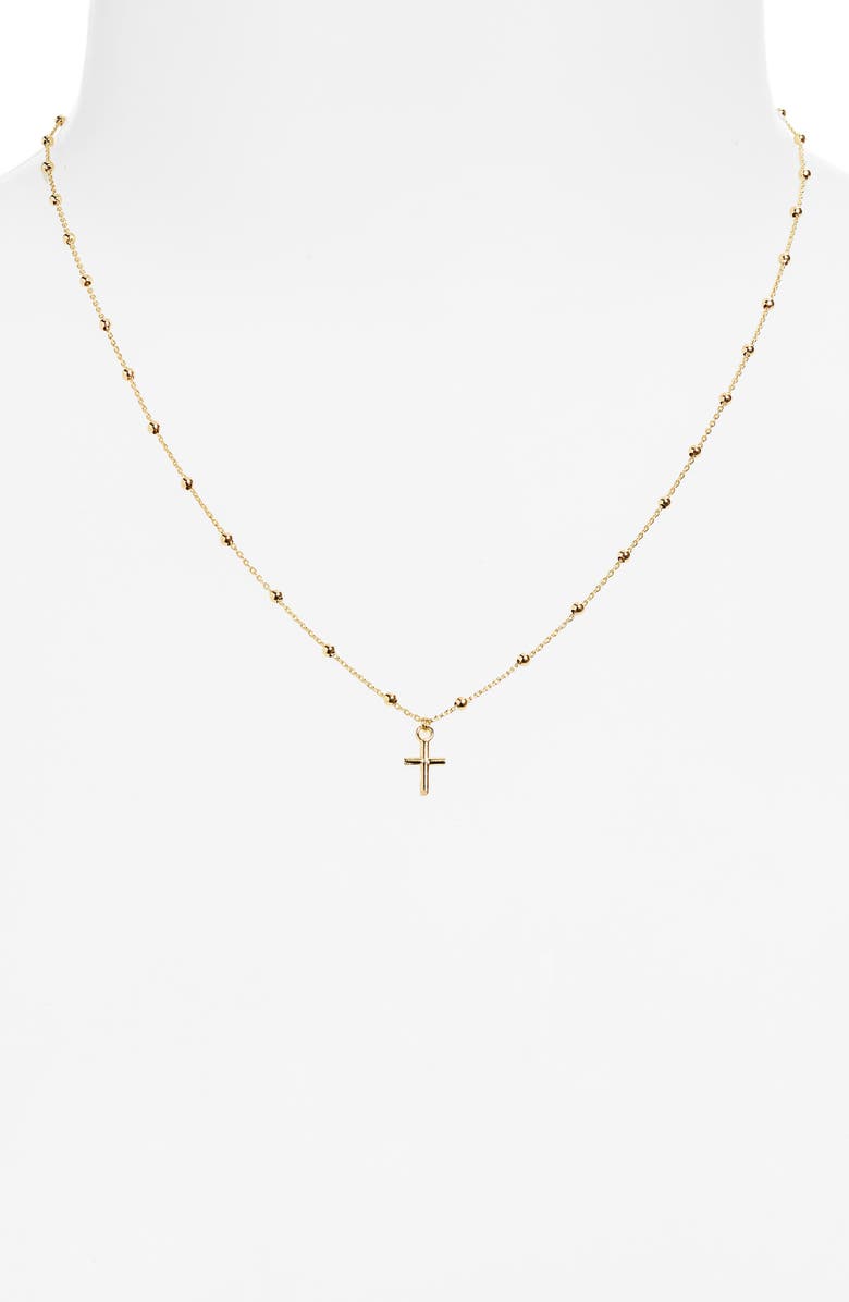 Bony Levy 14K Gold Beaded Necklace, Alternate, color, 