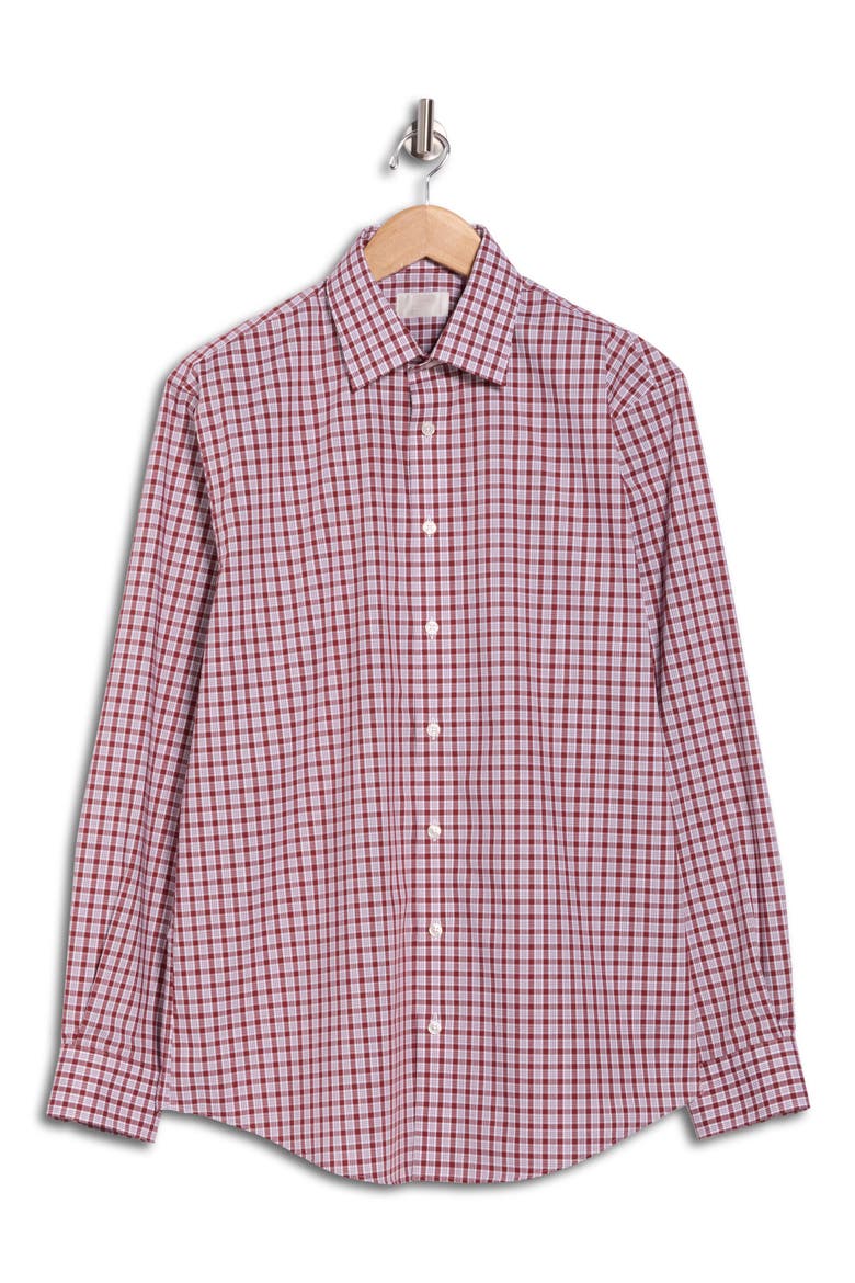 Plaid Dress Shirt, Alternate, color, RED SOTO PLAID
