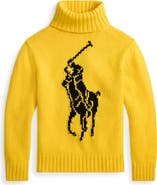Polo Ralph Lauren Big Pony Turtleneck Wool Sweater