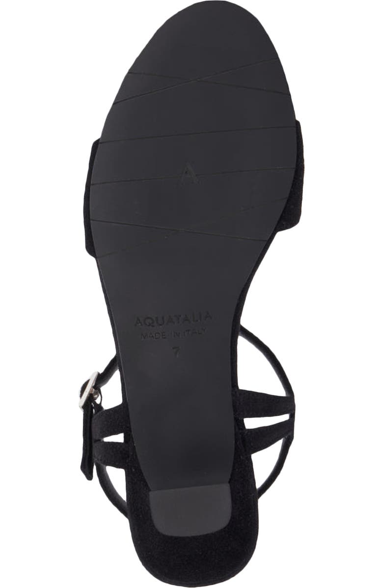 Aquatalia Kristena Water Repellent Ankle Strap Sandal, Alternate, color,