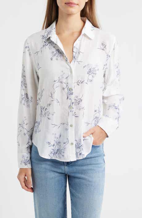 Cloth & Stone Print Button-Up Shirt
