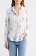 Cloth & Stone Print Button-Up Shirt