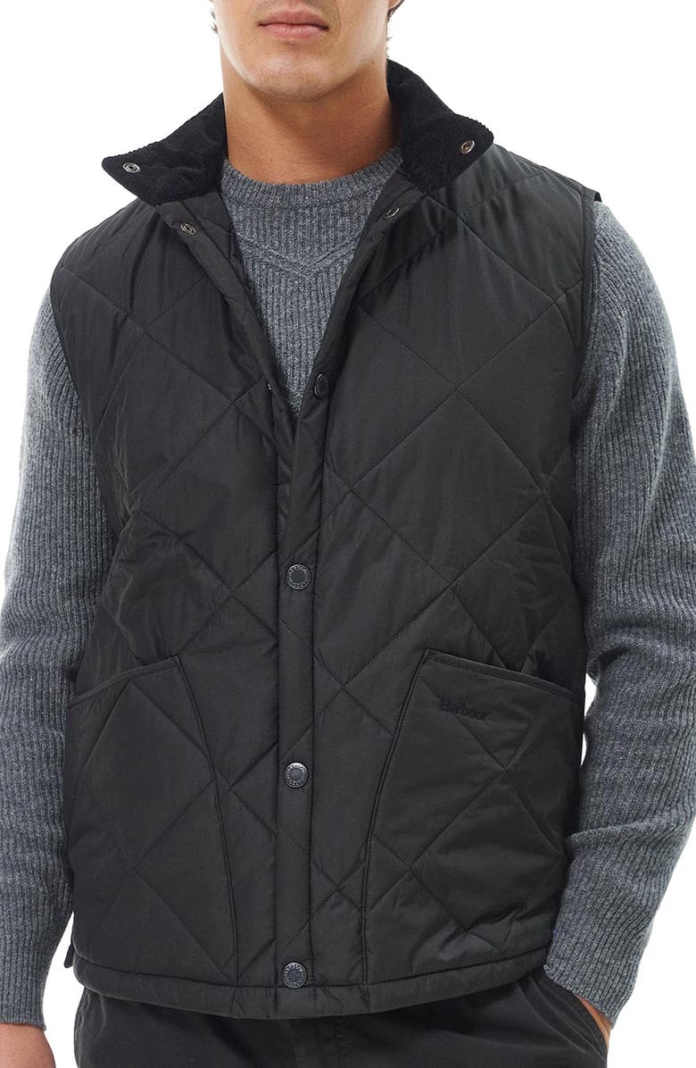 Barbour Liddesdale Quilted Vest, Main, color, 