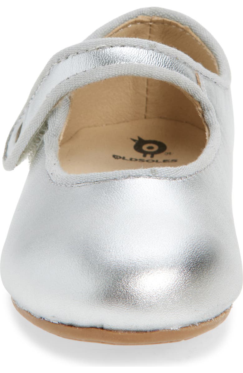 OLD SOLES Kids' Lady Jane Flat, Alternate, color, Silver