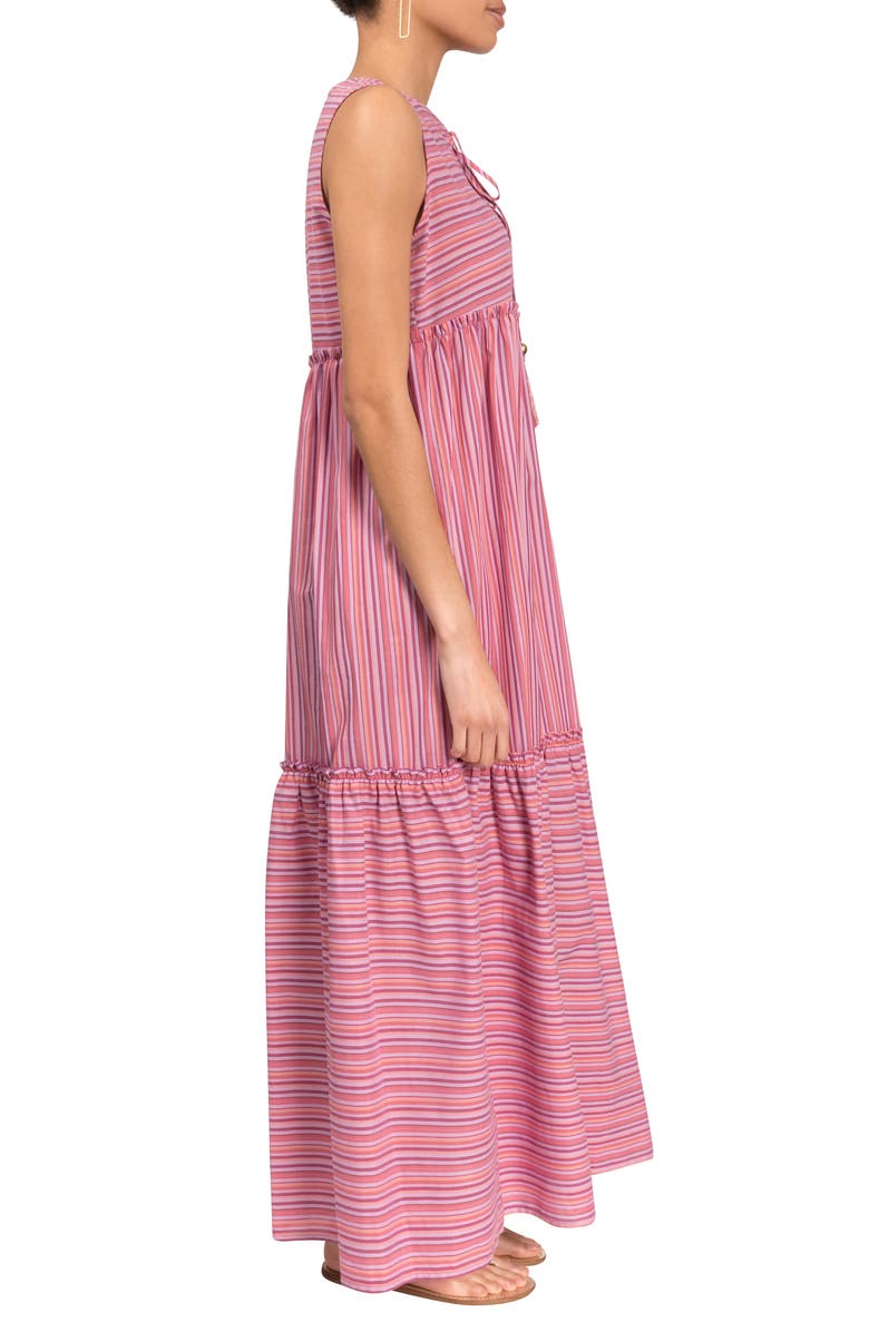 Everyday Ritual Brynleigh Nightgown, Alternate, color, Verry Berry Stripe