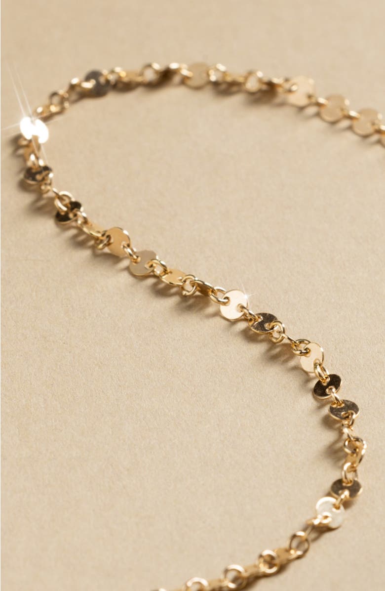 MADE BY MARY Mini Poppy Choker Necklace, Alternate, color, Gold Filled