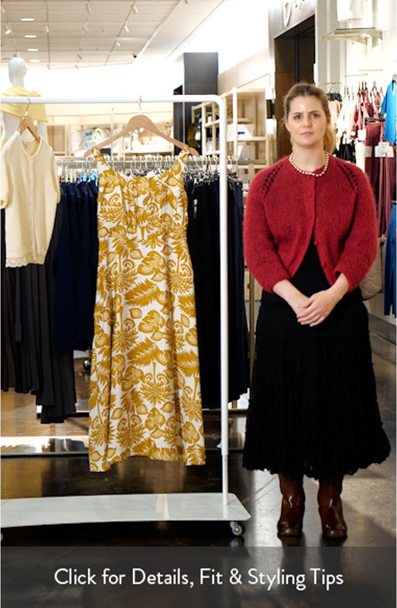 Sleeveless Fit & Flare Midi Dress, sales video thumbnail