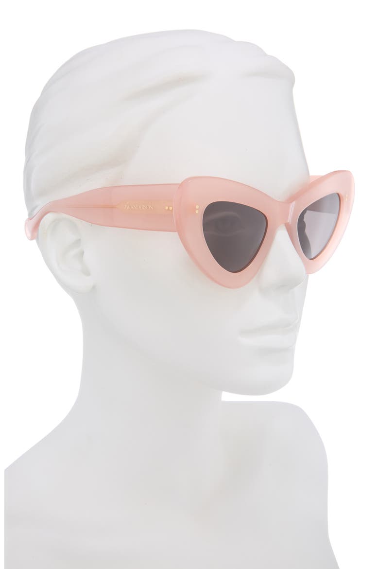 49mm Butterfly Sunglasses, Alternate, color, PINK 300