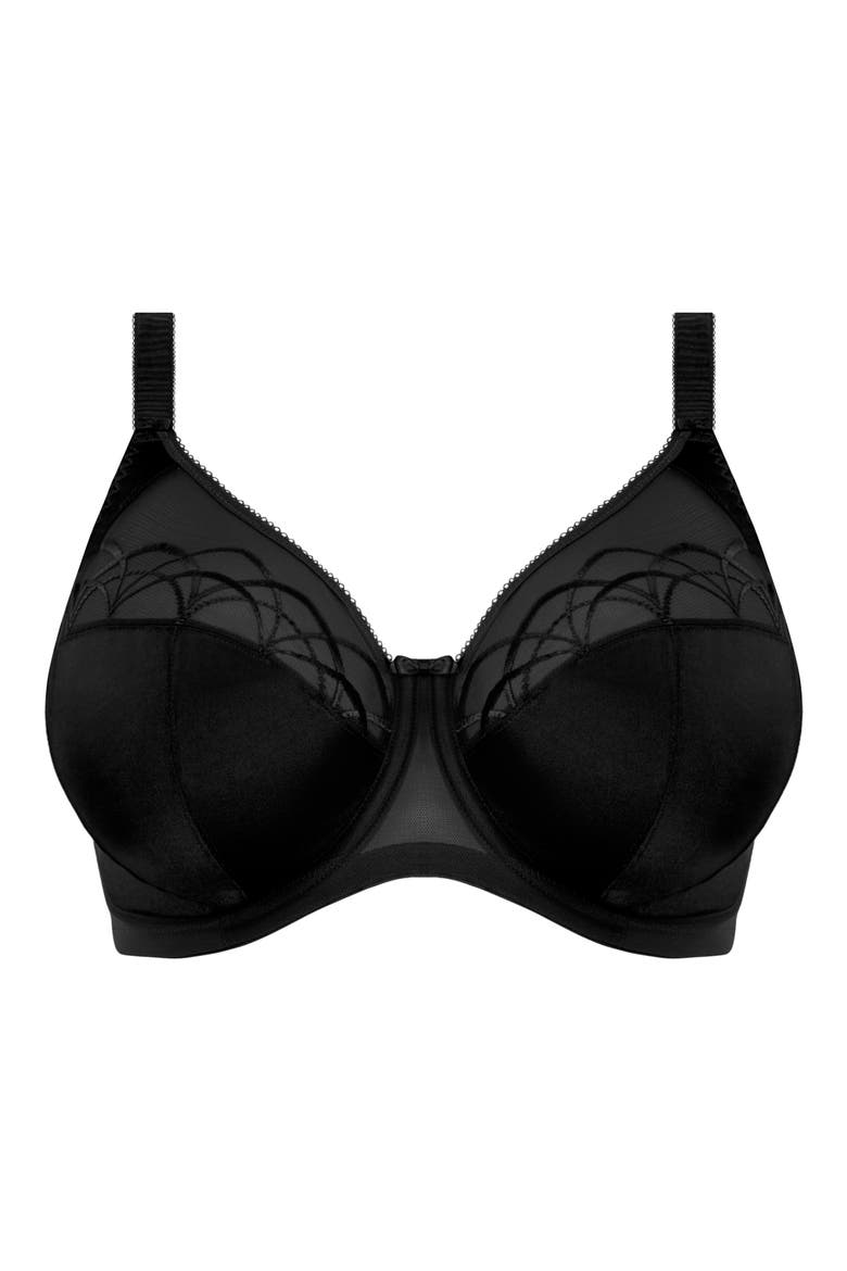 'Cate' Underwire Bra, Alternate, color, BLACK