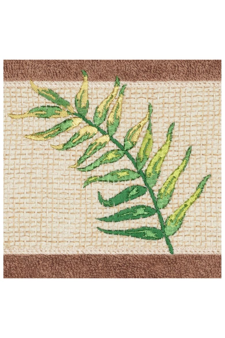 Zoe Embellished Hand Towel - Set of 2 - Latte, Alternate, color, LATTE