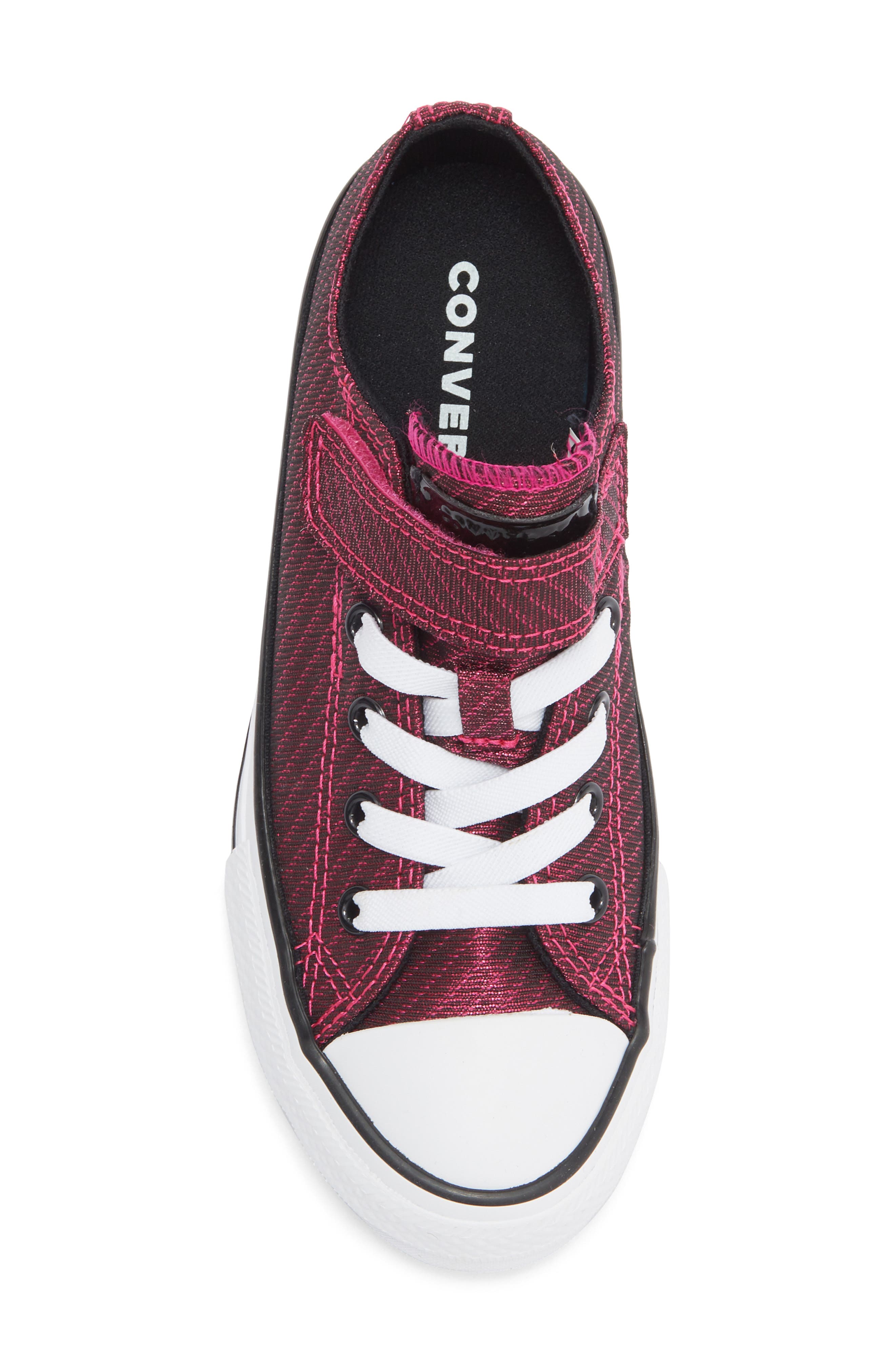 Converse Kids' Chuck Taylor<sup>®</sup> All Star<sup>®</sup> 1V Ox Low Top Sneaker, Alternate, color, Prime Pink/ White/ Black