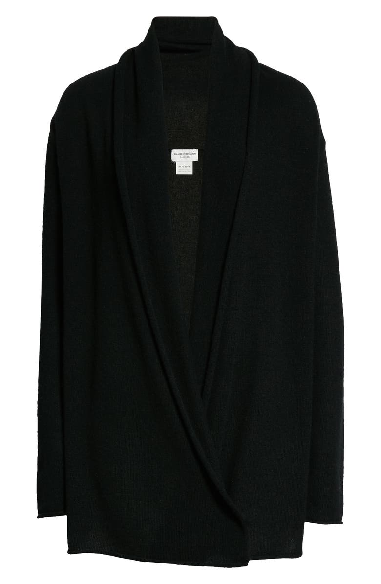 Club Monaco Cristina Open Front Cashmere Cardigan, Alternate, color,