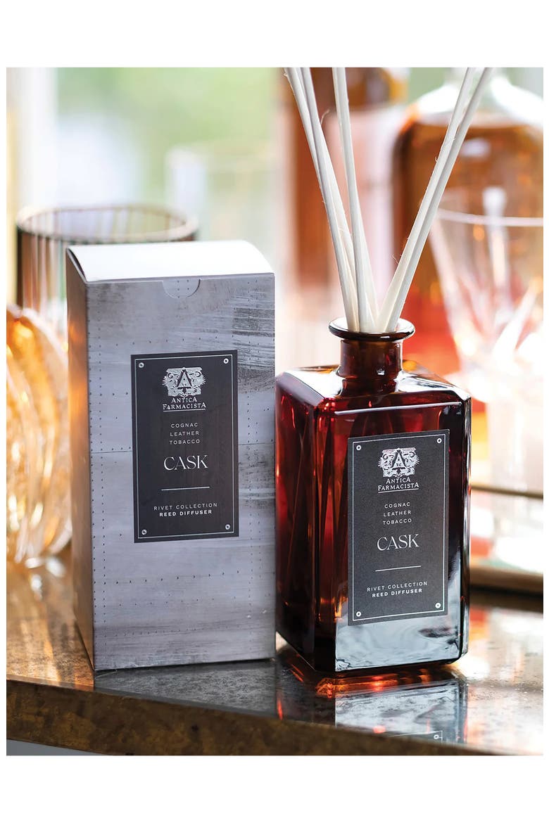 Rivet Cask Reed Diffuser, Alternate, color, NO COLOR
