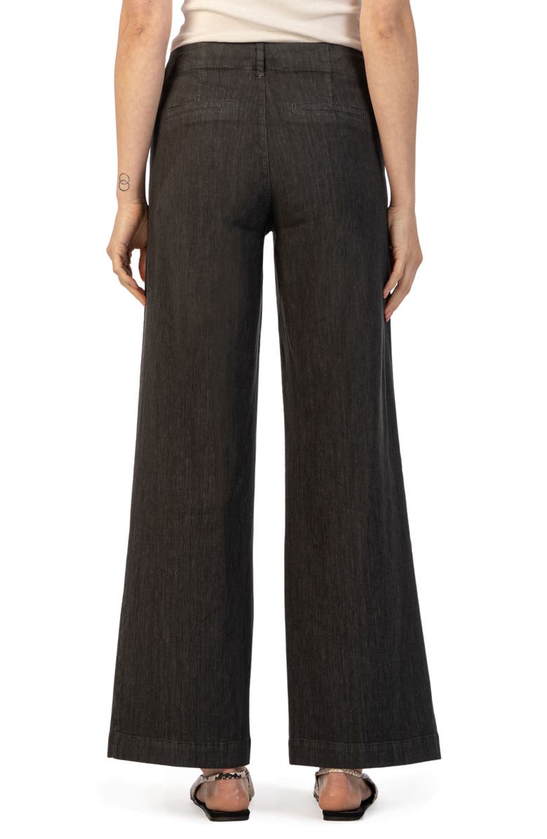 KUT from the Kloth Meg High Waist Wide Leg Linen Blend Pants, Alternate, color,
