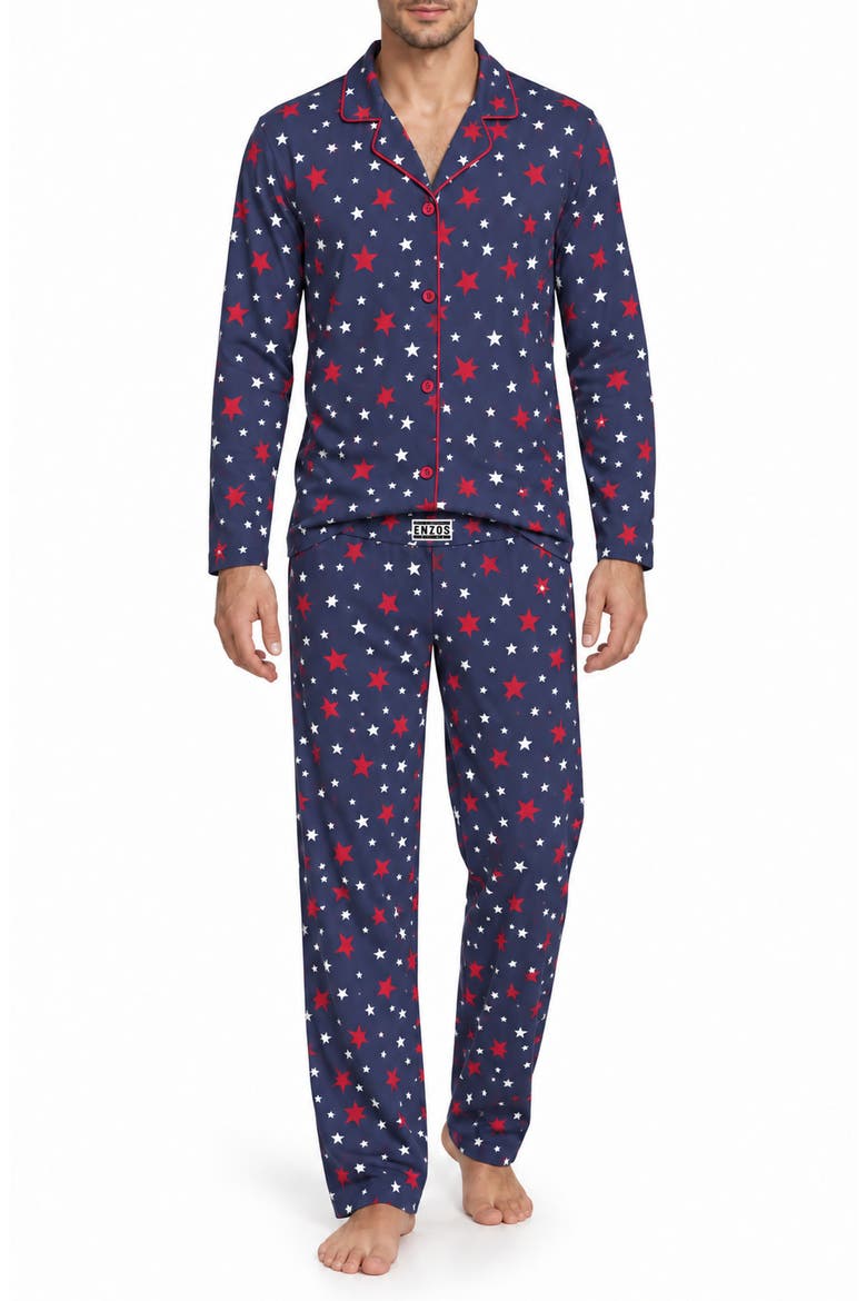 Enzos Slacker Pajamas, Main, color, STARS