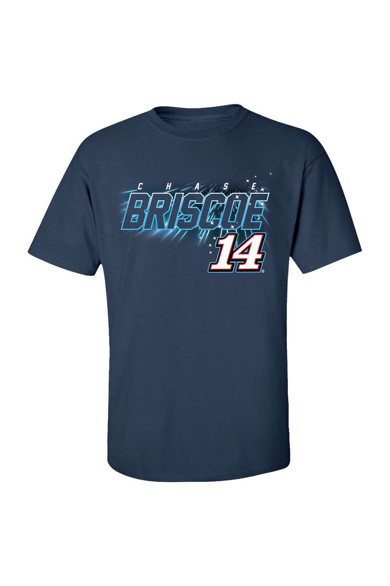 Men's Stewart-Haas Racing Team Collection Navy Chase Briscoe MPV Car T-Shirt, Alternate, color, Navy