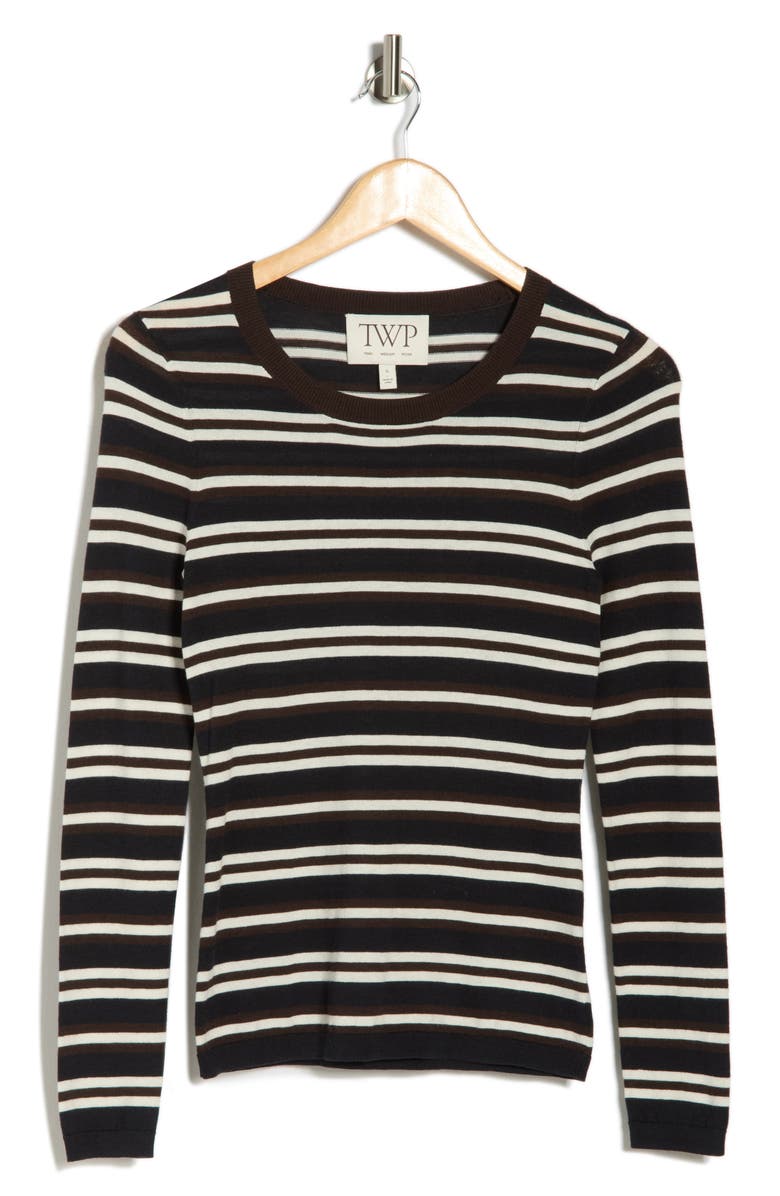 TWP Striped Second Skin Top, Alternate, color, Midnight/Ivory/Dark Choco