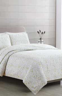 MELANGE HOME Yellow Buttercup 400 Thread Count 100% Cotton Duvet Cover Set