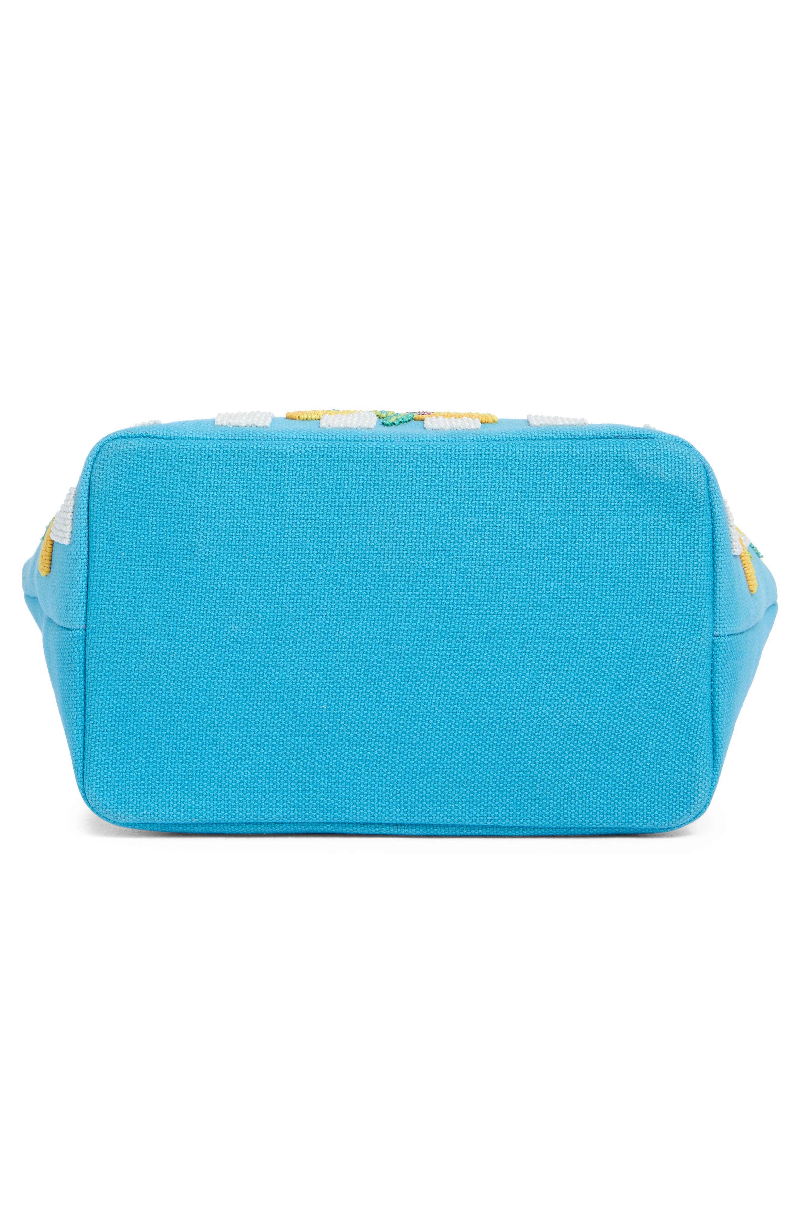 Collection XIIX Beaded Canvas Tote Bag, Alternate, color, Light Blue