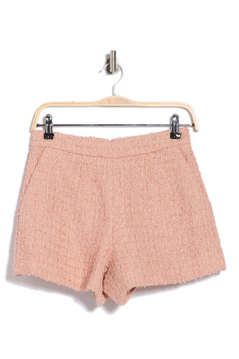 Ashton Tweed Shorts, Alternate, color, DUSTY PINK