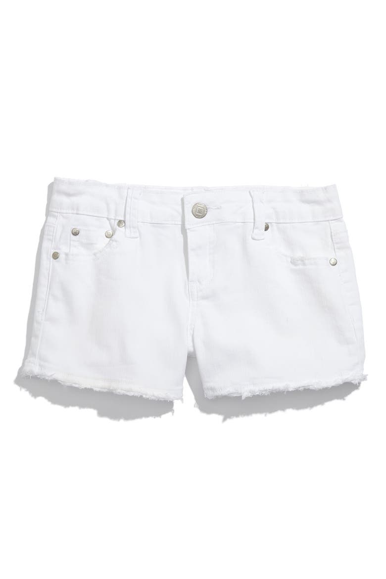Frayed Shorts, Main, color, WHITE