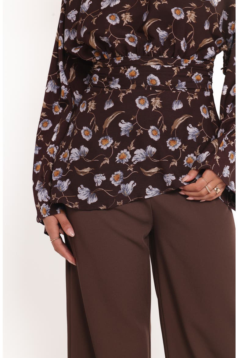 Calantha Floral Top, Alternate, color, FALL FLORAL