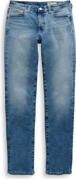 AG Sandra Low Rise Slim Straight Leg Jeans