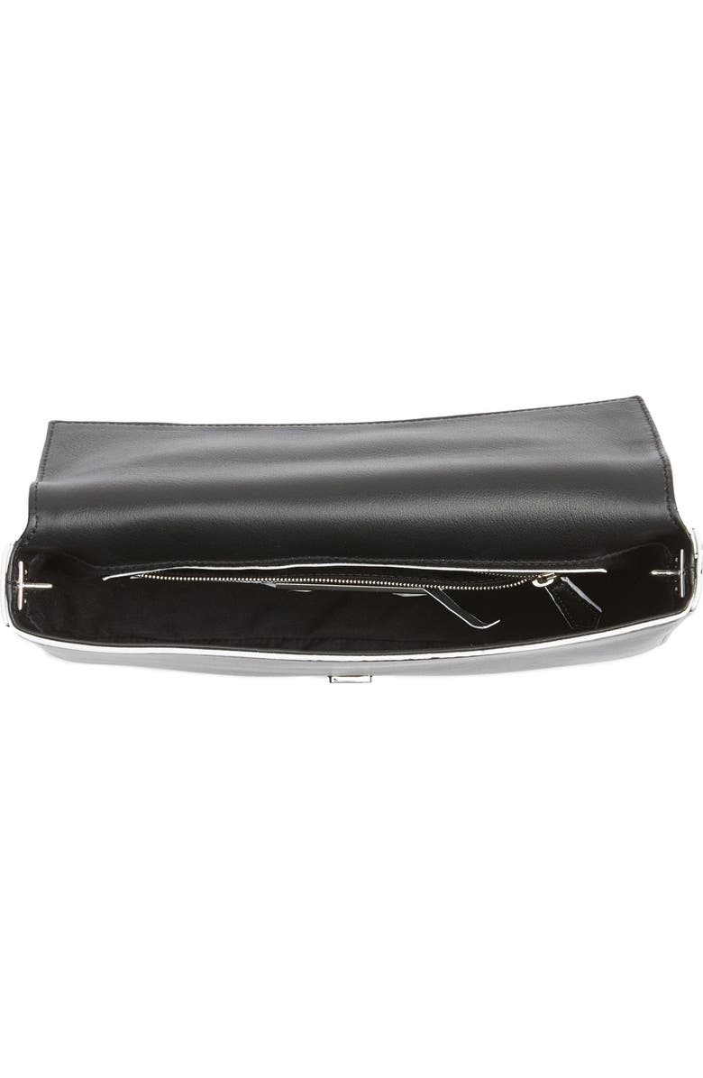 Fendi 'Mini Monster' Leather Baguette, Alternate, color,