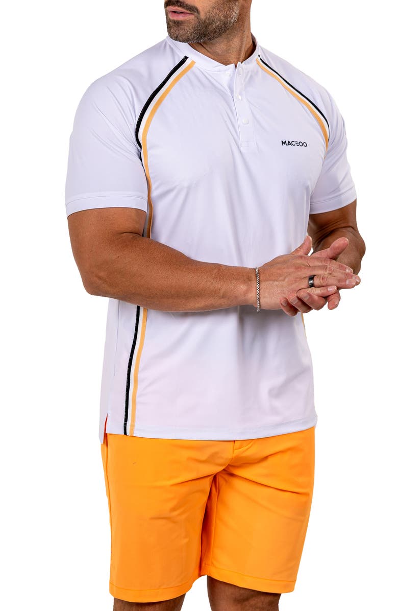 Maceoo Band Collar Golf Shirt, Alternate, color, 