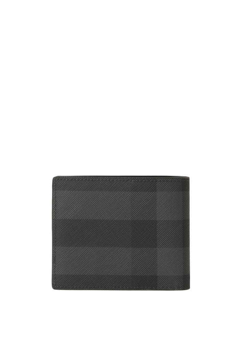 Check Slim Bifold Wallet, Alternate, color, Charcoal grey