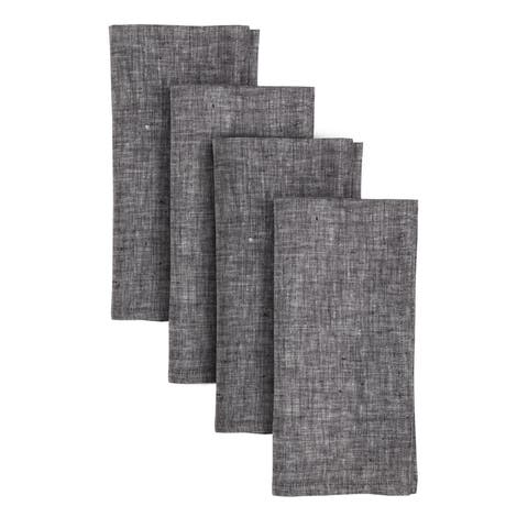 Linen Dinner Napkins Set of 4, 20 x 20" - Athena