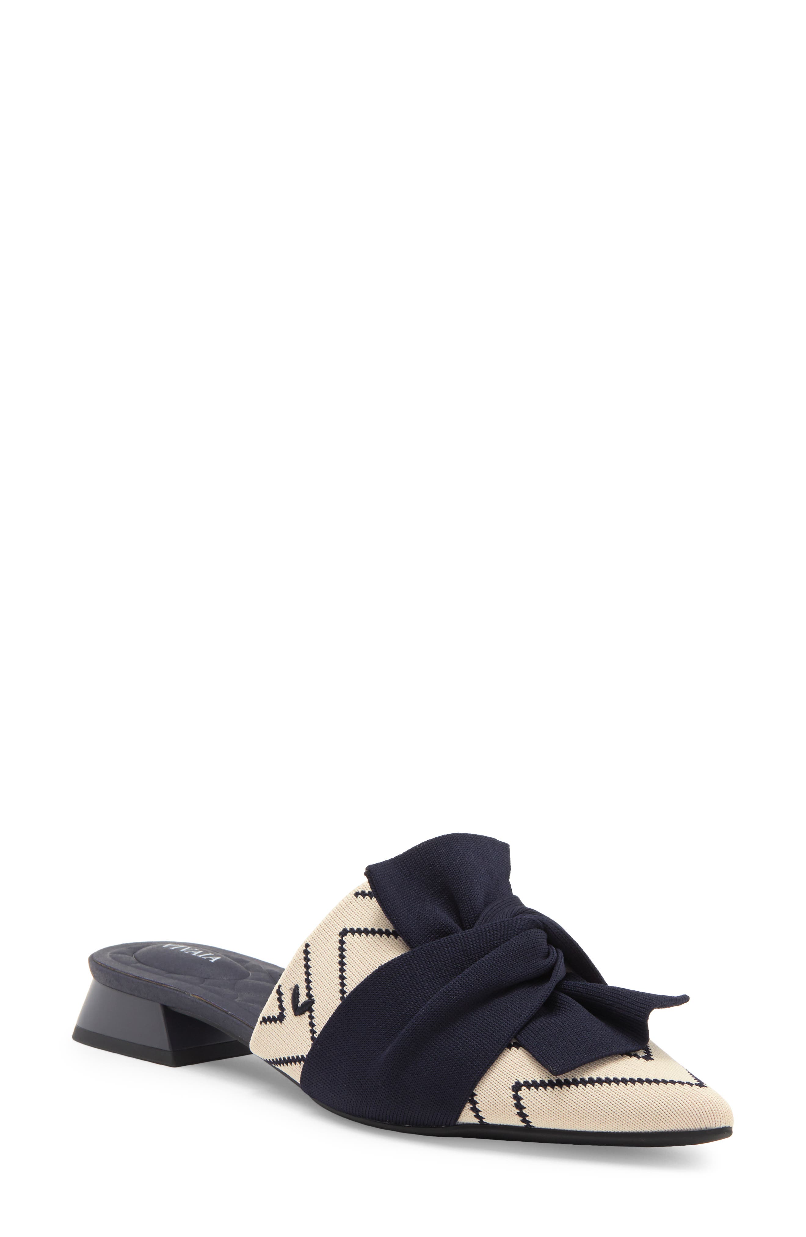 VIVAIA Yaffa Pro Pointed Toe Mule, Main, color, Cream/ Ivory V-Print