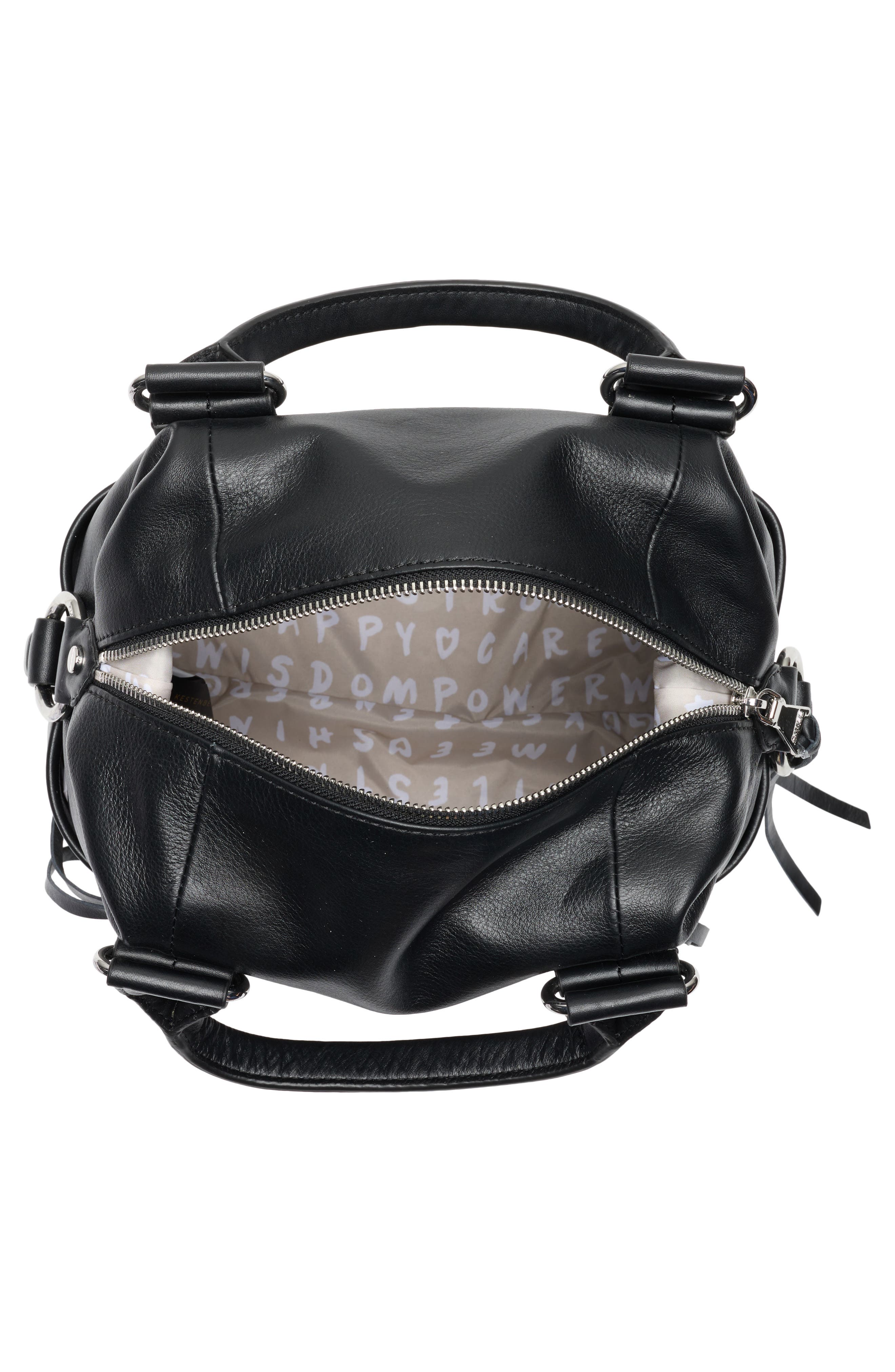 AIMEE Sierra Satchel Bag, Alternate, color, Black