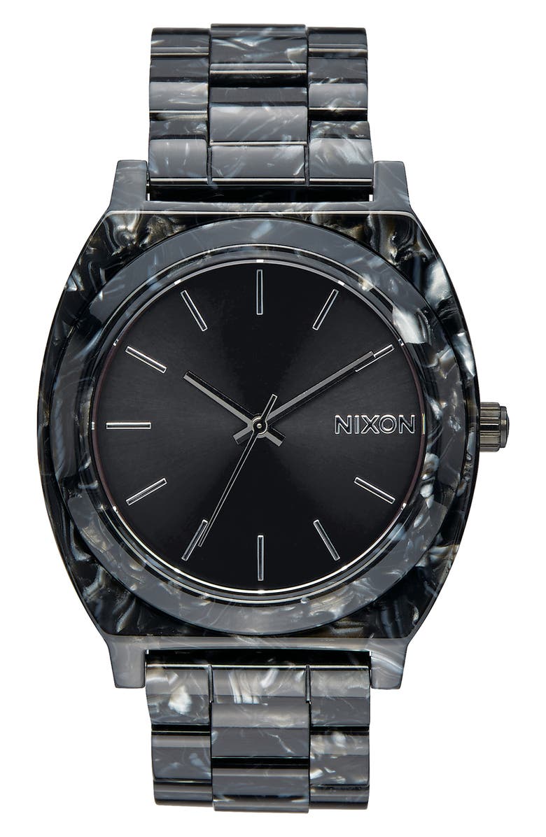 Nixon Time Teller Acetate Bracelet Watch, 40mm, Main, color,