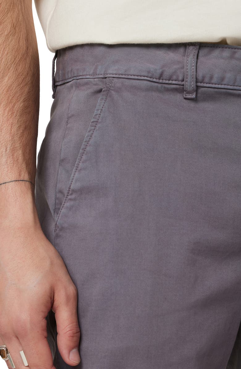 Hudson Jeans Classic Slim Straight Leg Stretch Chinos, Alternate, color, Metal