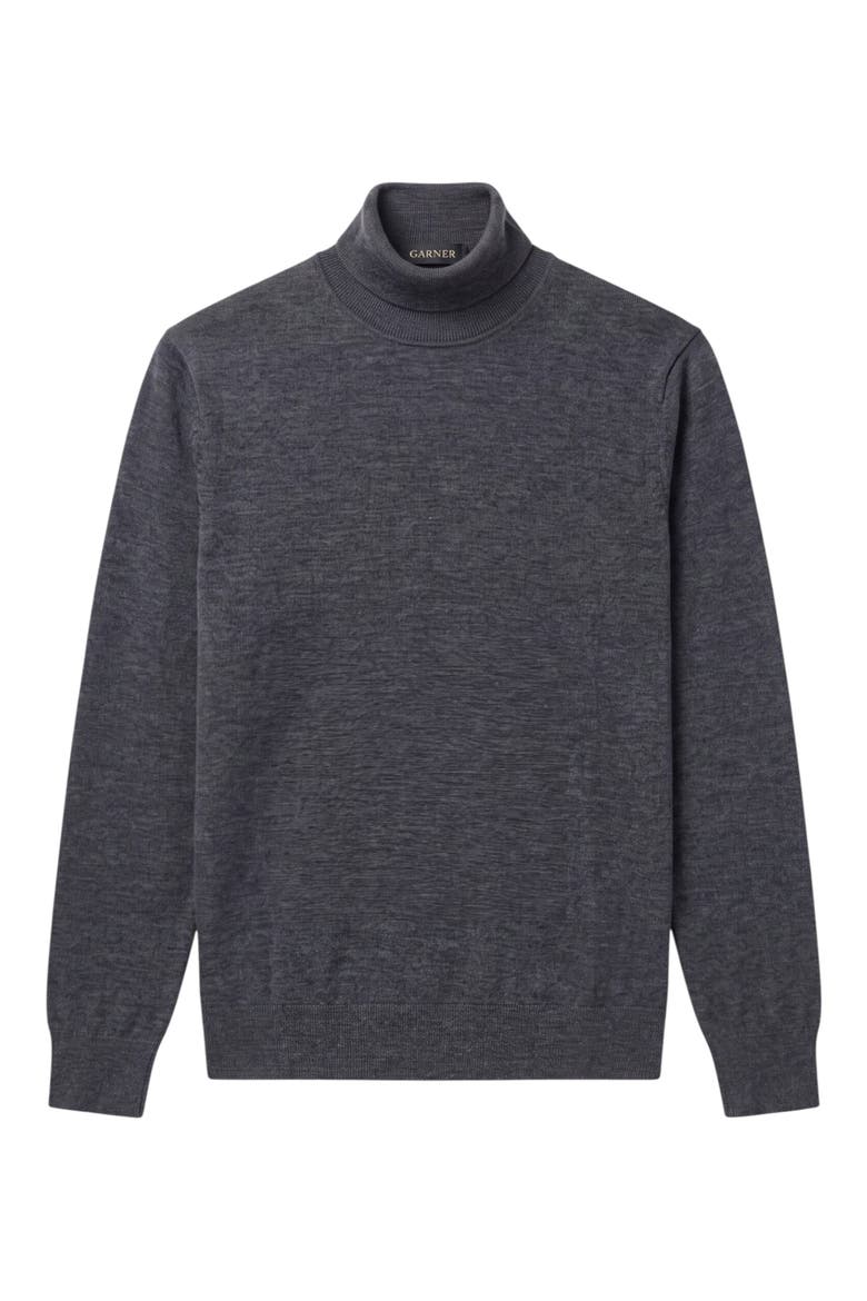 The Featherweight Merino Turtleneck Sweater, Alternate, color, CHARCOAL