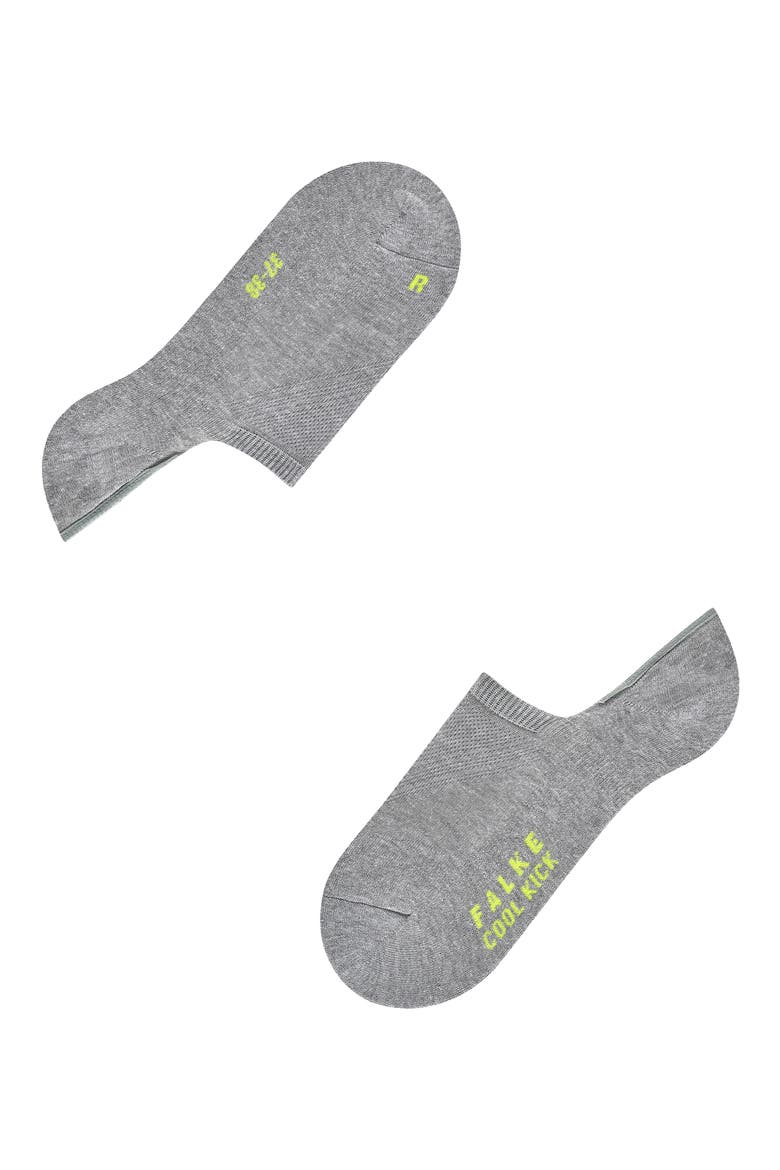 Cool Kick No-Show Socks, Alternate, color, LIGHT GREY MELANGE