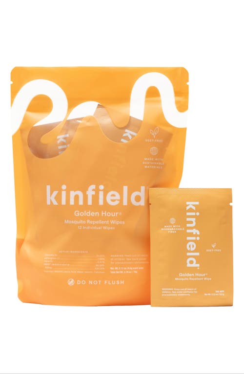 Kinfield Golden Hour™ 12-pack Mosquito Repellent Wipes In No Color
