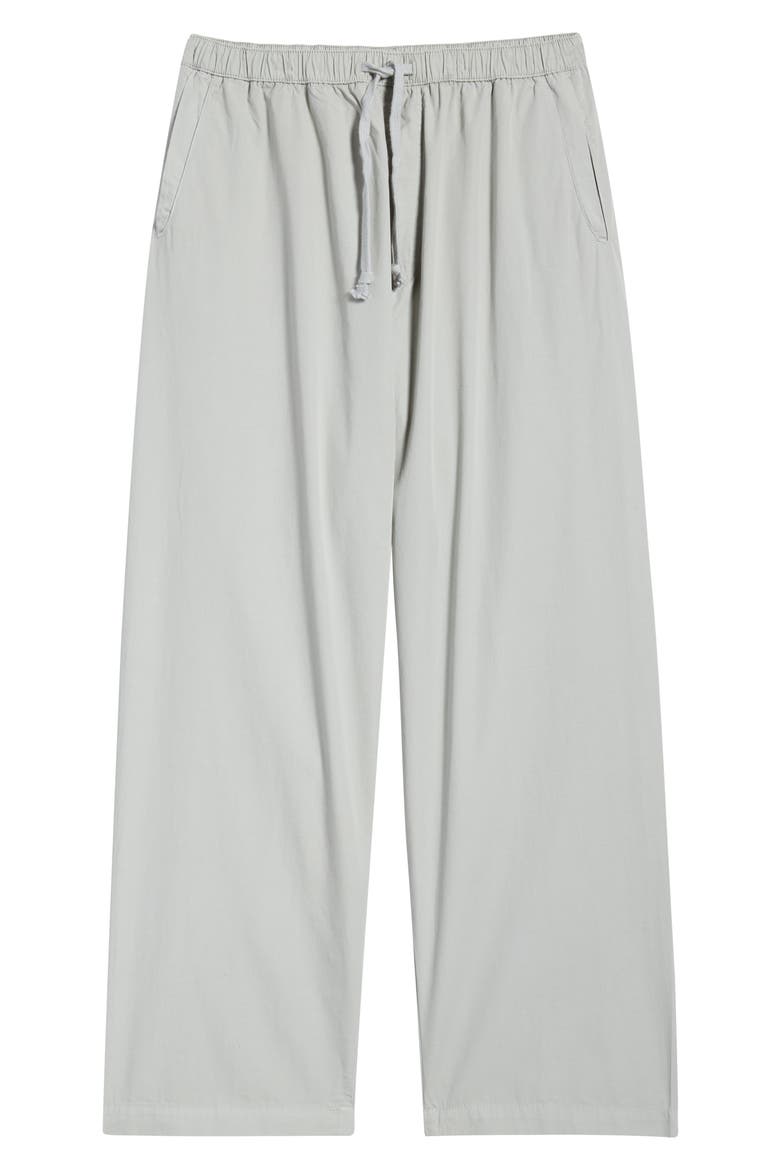 Easy Organic Cotton Canvas Chef Pants, Alternate, color, SILVER