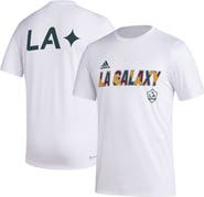 adidas Men's adidas White LA Galaxy Team Jersey Hook AEROREADY T-Shirt