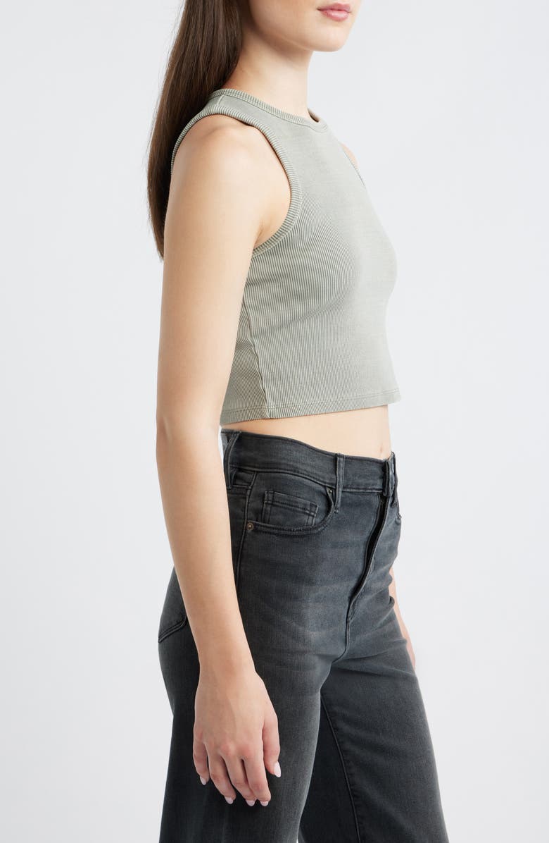 Brooklyn Industries Shadow Rib Crop Tank, Alternate, color, Shadow