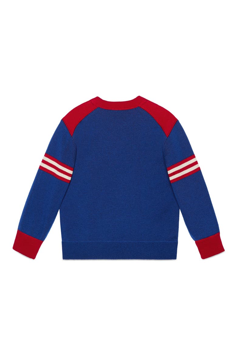 Embroidered Sweater, Alternate, color, BLUE MULTI
