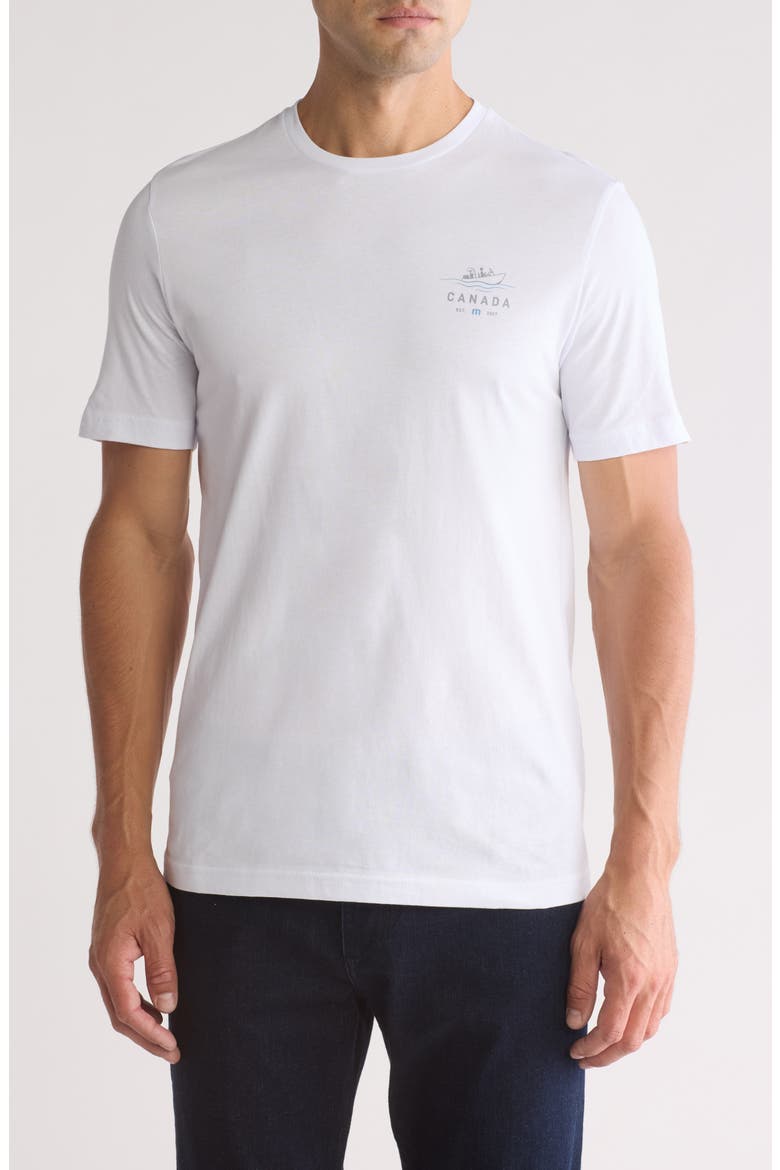 Hook A Larry Graphic T-Shirt, Main, color, WHITE