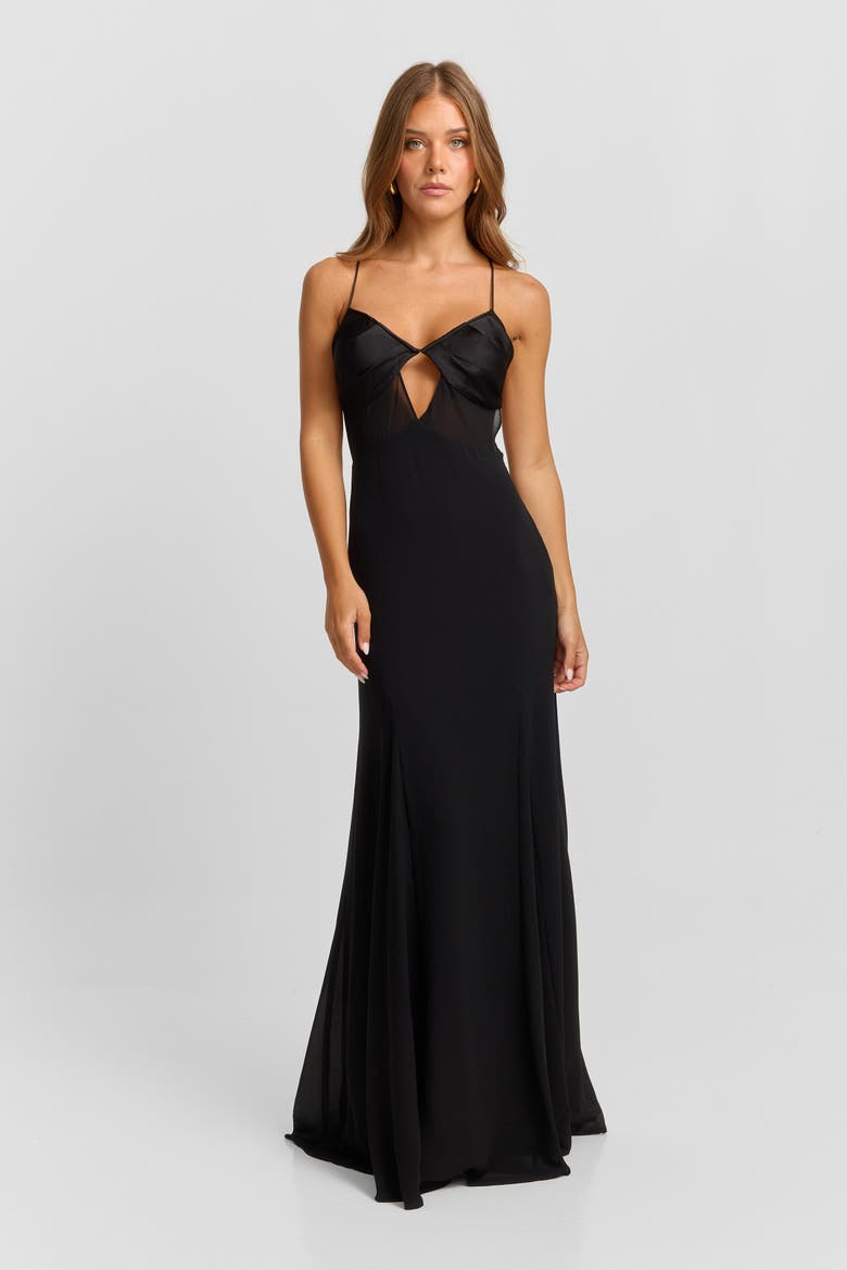 Electra Maxi Dress, Alternate, color, Black