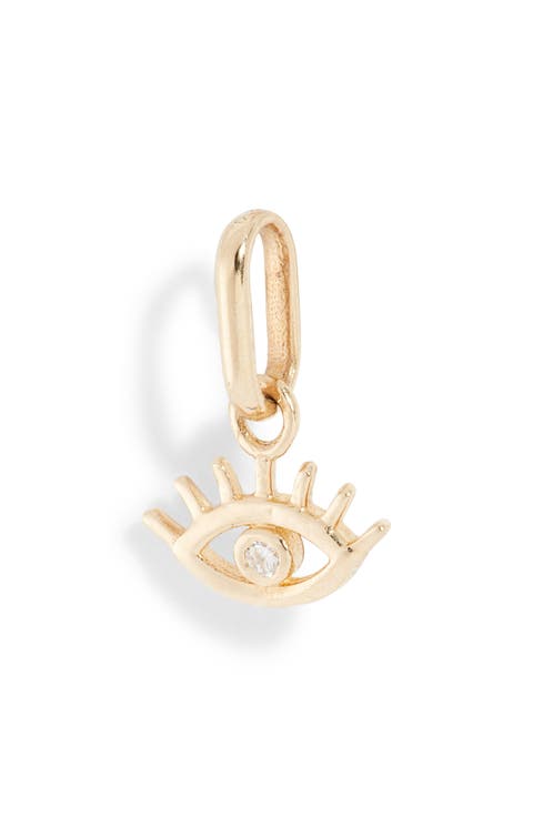 x Mel Soldera Lash Evil Eye Pendant Charm