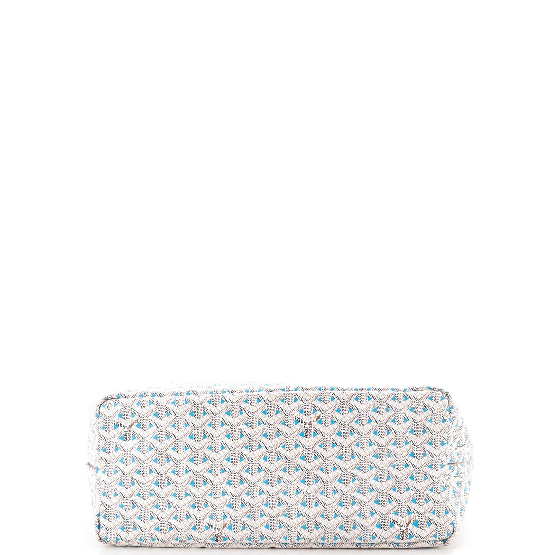 Pre-Owned Goyard Saint Louis Tote Claire Voie Coated Canvas PM, Alternate, color, Blue