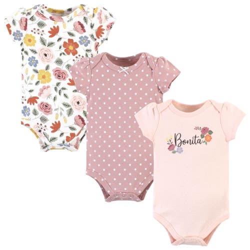 Hudson Baby Cotton Bodysuits 3-pack