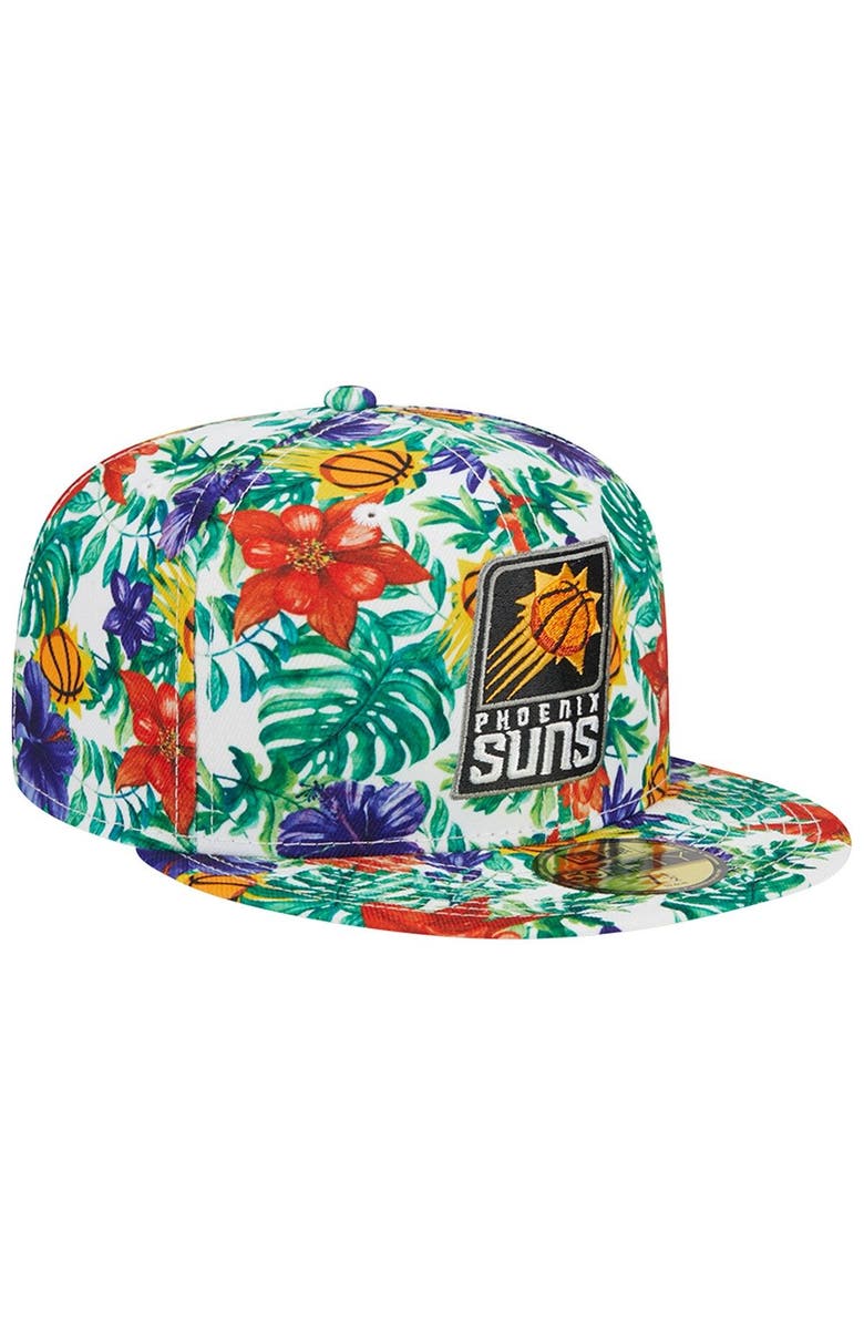 New Era Men's New Era Phoenix Suns Tropical Hibiscus 59FIFTY Fitted Hat, Alternate, color, 