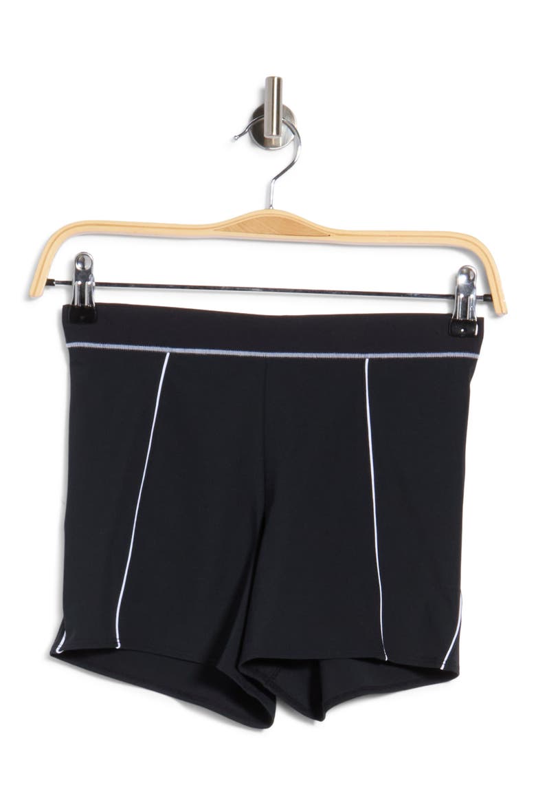 Explore Sport Boyshorts, Alternate, color, BLACK/ WHITE