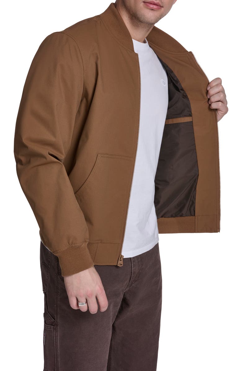 Levi's Oxford Water Resistant Bomber Jacket, Alternate, color, Brown